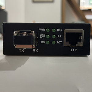 Actx mm LC 10Gbps 10g RJ45 Đồng Ethernet để SFP + sợi phương tiện truyền thông chuyển đổi - Product Image 3