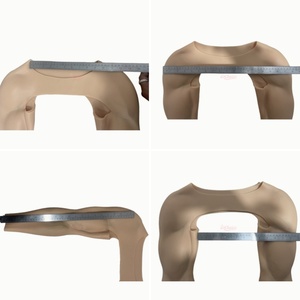 Coussinets de couverture musculaire réaliste en silicone souple pour hommes, pour les épaules et les bras, accessoires de cosplay, couvre-peau, cache-cicatrices, pour costumes et déguisements - Product Image 3