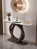 Meubles de salon au design moderne, table console murale en métal pour l'entrée, le hall d'entrée et le contrôle