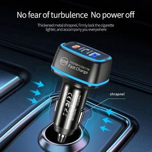 2025 New Arrivals 3 Ports Car Charger PD25W + USB17W Fast Charge Quick <b>Adapter</b> Car Phone Station Charger - Product Image 4