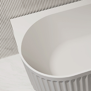 100% Matériau acrylique haute brillance équipé d'un égouttoir et d'un tuyau d'évacuation conçu comme une <span class=keywords><strong>baignoire</strong></span> autoportante murale - Product Image 3