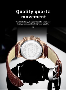 Orologio da <span class=keywords><strong>Donna</strong></span> LIGE LG8932 con Quadrante Grande, Orologio Sportivo da Uomo al Quarzo Impermeabile in Pelle, Orologio da Polso alla Moda per <span class=keywords><strong>Donna</strong></span> con Fasi Lunari <span class=keywords><strong>24</strong></span> <span class=keywords><strong>Ore</strong></span> - Product Image 5