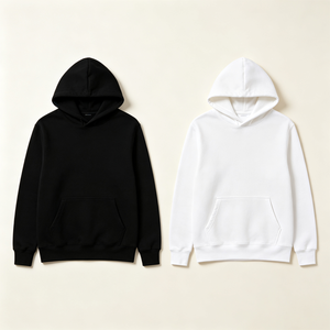 Sweat-shirt à capuche unisexe personnalisable de haute qualité, sweat-shirt à capuche vierge OEM pour marque, personnalisation en gros avec logo. - Product Image 1