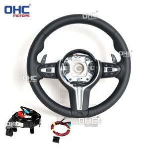 <span class=keywords><strong>Volant</strong></span> chauffant en fibre <span class=keywords><strong>de</strong></span> carbone avec LED pour BMW E91 E90 E93 E72 E84 E82 E88 Série E, mise à niveau vers le style M Sport Série F - Product Image 4