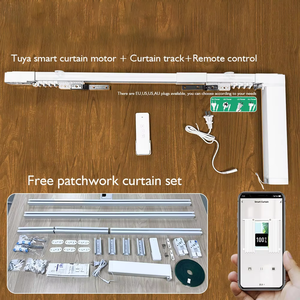 Best-Selling Electric <strong>Curtain</strong> <strong>Motor</strong> Kit Smart Voice-Controlled DIY Metal <strong>Curtain</strong> Poles for Bedroom Living Room - Product Image 1