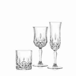 Juego de 18 vasos de cristal RCR Opera Glass And Tumbler para vino, agua y cócteles - Product Image 1