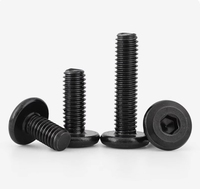 Boulon à tête fraisée hexagonale creuse LeGood noir en acier inoxydable 304 et acier au carbone de grade 8.8 M5 M6