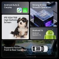 Radio de coche Android de 12,1 pulgadas para Toyota Land Cruiser 2008-2015 pantalla Vertical Carplay con reproductor Multimedia de Control de clima