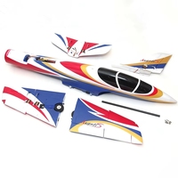 Avion RC FMS Avanti V3 EDF Jet PNP 70 mm avec moteur, ESC et train d'atterrissage améliorés