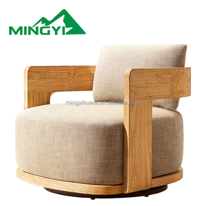 Vente en gros de meubles d'extérieur en bois de teck Ensemble de canapés modernes Ensemble de canapés d'hôtel et de restaurant Meubles de patio de luxe Canapé en bois avec coussin - Product Image 3