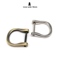 Sangle de sac à main en cuir détachable en métal avec anneau en D, boucle de fixation pour réparation