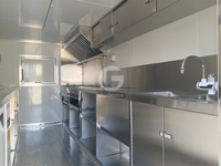 Camion de restauration mobile OEM Etodevice de 13 pieds, avec friteuse et grill, équipement complet, personnalisation, qualité supérieure, homologué DOT