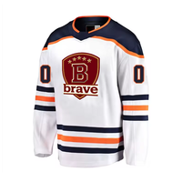 Jersey Deportivo de Hockey sobre Hielo para Hombre, Fabricantes de Jerseys Deportivos Transpirables Personalizados para Equipos, Suéter de Hockey sobre Hielo