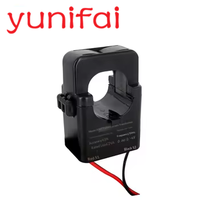 Transformateur de courant AC à noyau divisé à clipser, classe 0.5, petite taille 36mm, 100A 200A 300A 600A 5A, pour surveillance de puissance de sortie