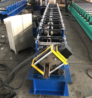 Ligne de production automatique de poutrelles en C, machine de formage à froid de profilés en Z avec système informatique Siemens et moteurs