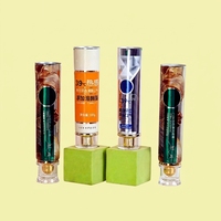 Tube d'emballage de dentifrice durable en aluminium-plastique, diamètre 12,7-35 mm, impression UV personnalisée, bouchon à vis, soins personnels