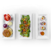 100% bagasse compostable assiettes de 10 pouces assiette de bagasse blanche jetable écologique