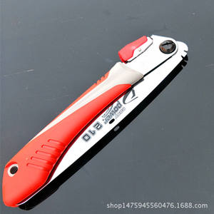 เดกอนเลื่อยพับ 180 มม. เครื่องมือตัดแต่งกิ่งสำหรับบอนไซและต้นไม้ผลไม้ สีแดงเงิน - Product Image 3