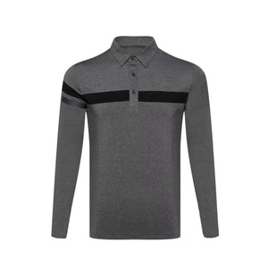 Fabricants de vêtements de plein air Hommes Sport de plein air à manches longues Tennis Golf Polo Blue Quick Dry Golf Wear Clothing T <span class=keywords><strong>Shi</strong></span> - Product Image 5