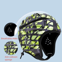 Casco Acolchado ANTMAX Soft Shell 7v7 para Portero de Fútbol, Gorra de Protección para Niños, Jóvenes y Adultos, para Fútbol, Rugby y Flag Football al Aire Libre