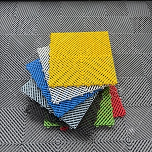 Piastrelle Modulari Incastrabili in Plastica Pavimentazione Rimovibile in Vinile per Design Industriale per Pavimenti di Showroom Auto - Product Image 2