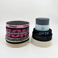 Accessoires vestimentaires, sangle personnalisée avec logo en relief, bande élastique en nylon et caoutchouc jacquard pour sous-vêtements, ceinture