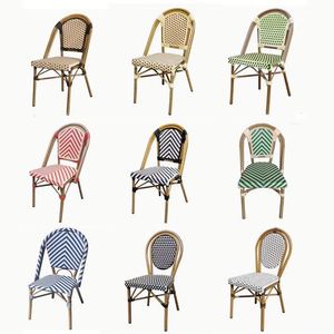 Moderno y ligero de aleación de aluminio muebles de exterior sillas de algodón acolchado para comedor Park Villa para restaurantes - Product Image 6