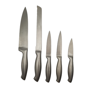 Best Quality <strong>5pcs</strong> Kitchen <strong>Knife</strong> <strong>Set</strong> Hollow Handle Chef's Messer Stainless Steel <strong>Knife</strong> <strong>Set</strong> - Product Image 1