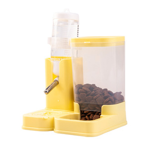 Hamster Feeder 2 In 1 <b>Automatic</b> <b>Water</b> <b>Dispenser</b> With Ball Bearing Rectangle Durable Small Animals Feeder Pet Supplies - Product Image 3