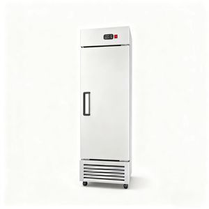 Réfrigérateur/Congélateur vertical commercial en acier inoxydable, refroidissement direct, dégivrage manuel, température unique, 400L - Product Image 2