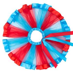 批发分层芭蕾薄纱彩虹短裙小女孩装扮彩色发蝴蝶结 - Product Image 6