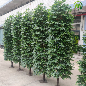 Ficus Artificiale Lussureggiante, Recinzione per la Privacy ad Alta Simulazione, <span class=keywords><strong>Albero</strong></span> di Banyan <span class=keywords><strong>Sempreverde</strong></span>, Alberi <span class=keywords><strong>da</strong></span> <span class=keywords><strong>Giardino</strong></span> per Decorazione e Privacy - Product Image 4