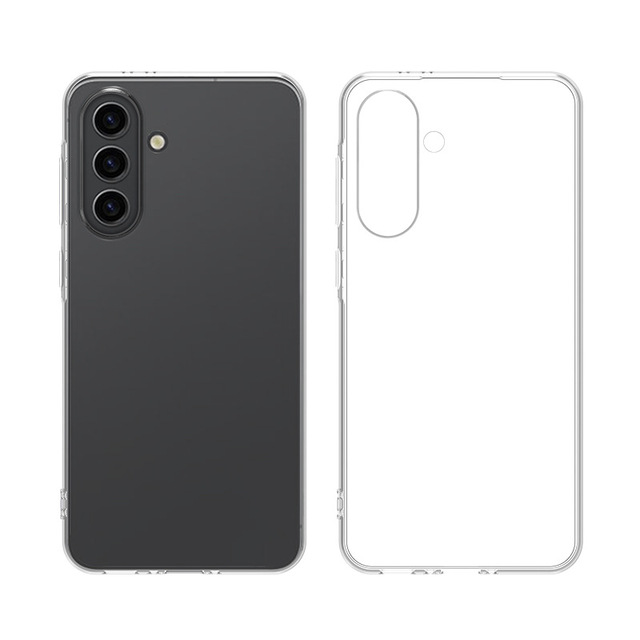 Slim Clear Soft TPU Back Mobile Phone Case Transparent Back Cover for Samsung A16 A06 S24 FE A35 A55 A56 A17 A27 A57 Cases