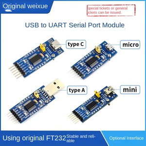 FT232 mô-đun FT232 <span class=keywords><strong>USB</strong></span> để nối tiếp <span class=keywords><strong>USB</strong></span> để <span class=keywords><strong>TTL</strong></span> ft232r FT232RL Mac OS Linux Android WinCE cửa sổ cổng nối tiếp mô-đun - Product Image 2