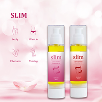 Huile Amincissante Chauffante Personnalisée Anti-Cellulite Raffermissante, Brûle-Graisse Corporel, Massage Modelant pour Taille et Abdomen
