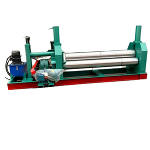 Cintreuse automatique CNC à 3 rouleaux pour tôles d'acier inoxydable, haute performance, état neuf, composant moteur central, longueur - Product Image 1