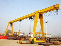 Grue portique monopoutre modèle MH de 5 tonnes et 10 tonnes pour usage extérieur avec palan électrique mobile pour le levage de marchandises sur chantier