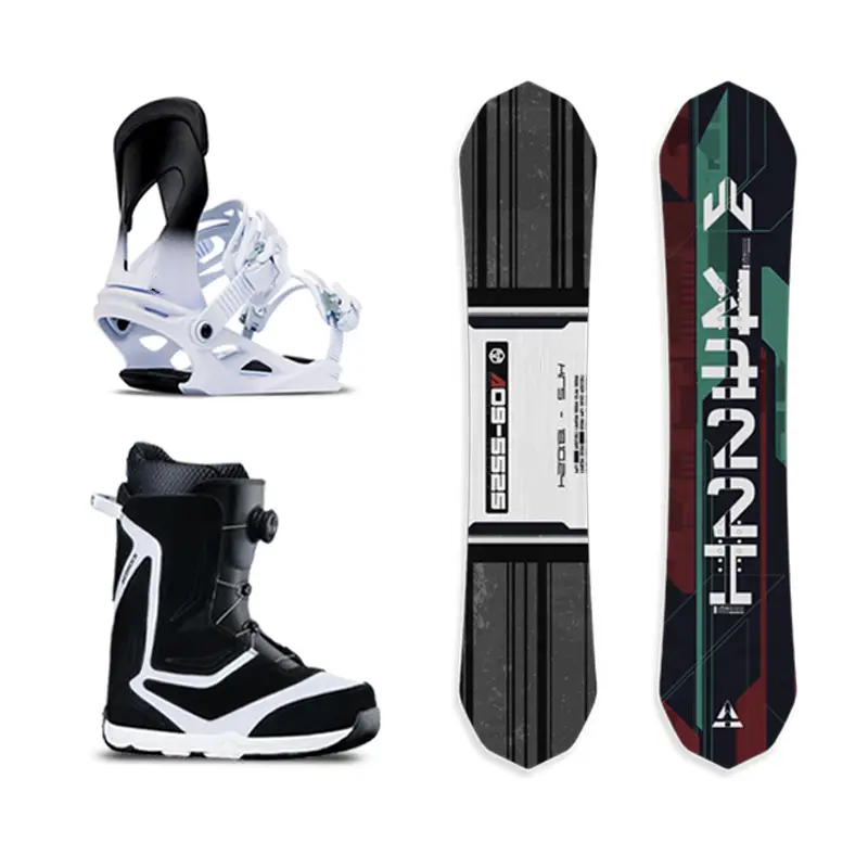 BURTON Snowboard with Bindings Carbon fiber Equipment Competition Snowboard set all mountain