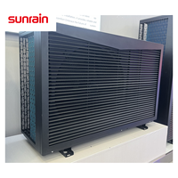 Sunrain Venta caliente personalizado R290 A +++ ERP inversor de CC completo monobloque aire a agua DHW bomba de calor para calefacción y refrigeración