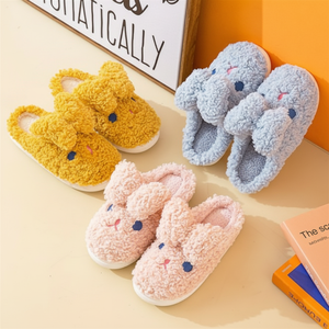 LS590 coniglio pantofole per casa e dormitorio piano di isolamento acustico calzature ammortizzate - Product Image 1