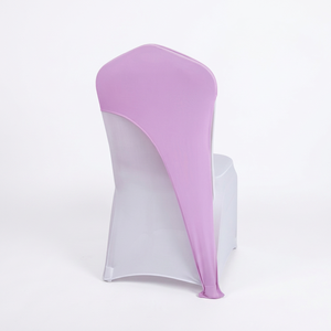 Housse de chaise semi-élastique en spandex avec poche pour hôtels, banquets, mariages, événements, location, vente en gros, taille personnalisée - Product Image 1