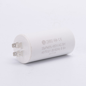 CBB60 ตัวเก็บประจุแบบรันนิ่ง 35uf 450V AC แบบใบพัดคู่ สำหรับมอเตอร์เครื่องซักผ้าและปั๊มน้ำ - Product Image 2