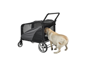 Cochecito grande para perros grandes, cochecito plegable para mascotas, carro para perros grandes con gran capacidad - Product Image 6