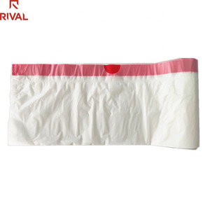 Phân Hủy Sinh Học Cao Nhà Bếp Thơm Dây Kéo Thùng Rác Túi Ldpe 13 Gallon Túi Rác Màu Trắng - Product Image 4