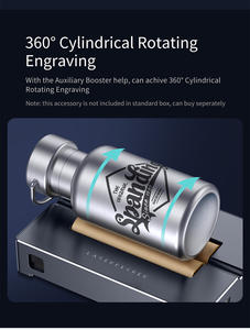 Accessoires de gravure rotatifs cylindriques à 360 degrés <span class=keywords><strong>LaserPecker</strong></span> pour LP2, LP3, LP4 – Polyvalents et électriques - Product Image 5