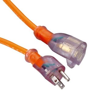 Xuanhui USA Electric 16/3 15FT Waterproof <strong>Heavy</strong> Duty Outdoor Extension <strong>Cord</strong> AC Male NEMA Copper NEMA 5-15p Power <strong>Cord</strong> - Product Image 6