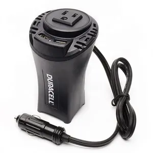 2 USB portu ile 150 watt güç inverteri 2.4 amper her modifiye sinüs dalga 12 volt DC 110V AC dizüstü bilgisayarlar tabletler CE sertifikalı