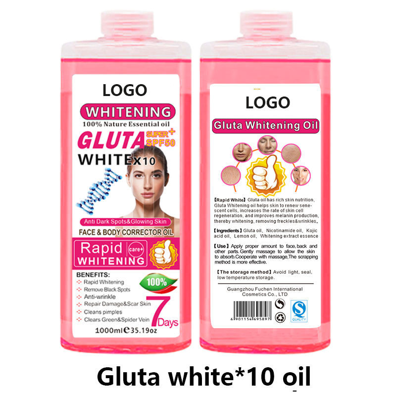 Gluta que blanquea el aceite