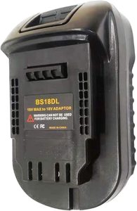 BS18DL อะแดปเตอร์แบตเตอรี่แปลงสำหรับแบตเตอรี่ลิเธียม Bosch 18V สำหรับแบตเตอรี่ลิเธียม Dewalt 18V/20V DCB184/DCB181/DCB182/DCB200/ - Product Image 2