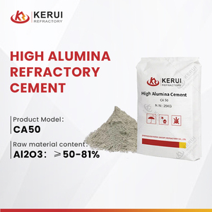 KERUI semen tahan api CA50 CA70 CA80, semen tahan api Alumina tinggi tahan api untuk tungku industri - Product Image 4